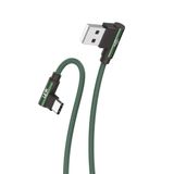 Linktech K594 Safe Type-C USB 90 Derece 1.5 mt Şarj Kablosu ve Data Kablosu