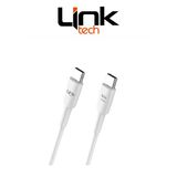 Linktech K604 Safe Pd 60W Hızlı Şarj 3A Tip-C Tip-C Şarj Kablosu Beyaz