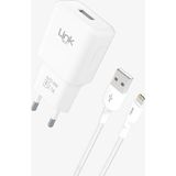 Linktech Lightning Şarj Aleti - iPhone Telefon Şarj Aleti - 10W Lightning Kablolu iPhone Şarj Cihazı - Çok Renkli