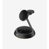 Linktech LPW-W797 Premium Üçü Bir Arada Masaüstü Wireless Telefon Tutacağı ve Şarj Aleti