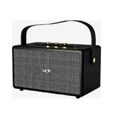 Linktech M402 Retro Nostalji Taşınabilir Mikrofonlu Siyah Bluetooth Hoparlör