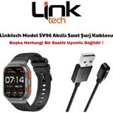 LinkTech Model SV96 Akıllı Saat Şarj Kablosu Not - Başka Herhangi Bir Akıllı Saat Ile Uyumlu Değildir - Siyah