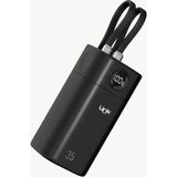 LinkTech MP13 35W Usb-C ve Lightning Kablolu 20000MAH Hızlı Şarjlı Powerbank - Siyah