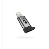 Linktech O189 Micro USB To Lightning Dönüştürücü Metal Adaptör - Füme