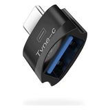 Linktech O193 Type C Otg Çevirici, Type C To Usb3.0 Dişi Çevirici Şarj+ Data - Siyah