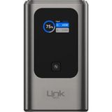 LinkTech PD37 Premium Mini Dijital Ekranlı 10000 Mah 45W Hızlı Şarj Powerbank - Gri
