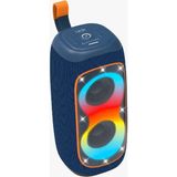 LinkTech R118 LED Işık Efektli Ipx5 Sertifikalı Bluetooth Hoparlör - Mavi