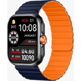 LinkTech S105 Premium Amoled Lt Watch Akıllı Saat - Mavi - Turuncu
