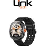 LinkTech S106 Premium Lt Watch 46MM Süper Amoled IP68 Suya Dayanıklı Akıllı Saat (Kvk Türkiye Garantili) - Siyah