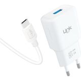Linktech T446E Strong Eco Şarj Aleti ve Type-C Kablo Set 2.1A - Siyah