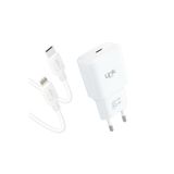 Linktech T447E Strong Eco 12W Type-C Şarj Aleti ve Type-C To Lightning Kablo Set
