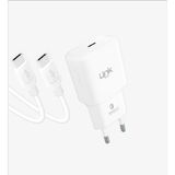 Linktech T455e Strong Eco Çevre Dostu 20W Type-C Type-C Kablolu Şarj Aleti
