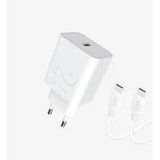 Linktech T459e Strong Çevre Dostu Usb-C – Usb-C Pd 25W Hızlı Şarj Aleti Beyaz