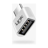 Linktech USB A To Type-C Dönüştürücü - Linktech O192 USB A Girişi Type-C Girişine Çeviren Adaptör - Siyah