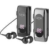 LinkTech V80 Bluetooth Kulaklık Ekranlı Makaralı Titreşimli gri