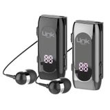 LinkTech V80 Bluetooth Kulaklık Ekranlı Makaralı Titreşimli siyah
