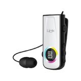 Linktech V82 Solid Led Ekranlı Titreşimli Makaralı Bluetooth 5.3 Kulak İçi Kulaklık beyaz