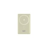 LinkTech WP15 Premium 5000 mAh 15W Kablosuz Şarj Powerbank Gold-Altın