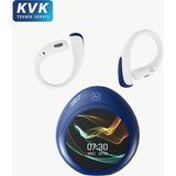 LinkTech X167 Yapay Zeka Destekli Dokunmatik Ekranlı Bluetooth Kulaklık – 165 Dil Çeviri Özellikli - Mavi