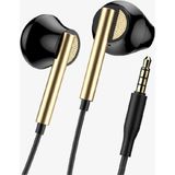 Linktech Yüksek Basslı Kablolu Kulaklık , Linktech H64 Siyah Mikrofonlu Kablolu Kulak Içi Kulaklık , Aux Kablolu Kulaklık