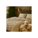Linnda Home %100 Merinos Yün Çift Kişilik Yorgan – Dört Mevsim, Terletmeyen Doğal Yün Dolgu