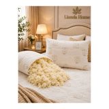 Linnda Home Fabrikadan Halka %100 Merinos Boncuk Yün Yastık 1250 GR