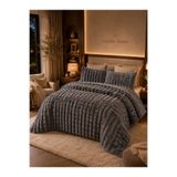 Linnda Home Premium Tavşan Tüyü Tek Kişilik Peluş Yorgan Yumuşak Dokulu