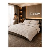 Linnda Home Tek Kişilik %100 Premium Merinos Yün Dolgulu Ultra Lux Yorgan