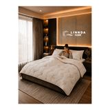 Linnda Home Tek Kişilik Premium Merinos Yün Dolgulu Ultra Lux Yorgan Outlet
