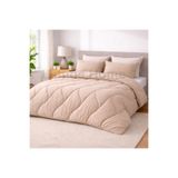 Linnda Home Wool ComfortPro Thermal Bej Tek Kişilik Yün Yorgan (13.5 Tog)