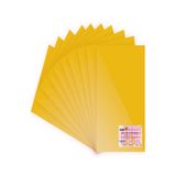 Lino 2708JQ-S 50x70 CM Metalik Sarı 10'lu Aynalı Karton
