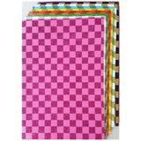 Lino 2802J-3 10 Renk 20x30 Cm Simli Kare Desenli Kağıt