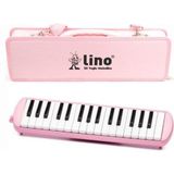 Lino 32K Çantalı Melodika Pastel Pembe Renk ile Taşınabilir Müzik Aleti