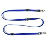 Lino 5 Fonksiyonlu Köpek Gezdirme Eğitim Kayışı 2 Metre Bel ve Omuz Askılı Saks Mavisi - LN02 - Tek Beden