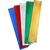 Lino 50x100 Lux Metalik Krapon Kağıdı 5 Renk Çok Renkli 5 Adet Türkiye Menşeli (PA-025A)