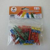 Lino Ahşap Mandal Renkli 25 mm