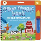 Lino Aqua Magic Book Çiftlik Temalı Su ile Boyama Kitabı 5 Sayfa 3-6 Yaş Arası