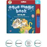 Lino Aqua Magic Book Kıtalar Sihirli Boyama Kitabı Kolektif Yazarlı Mini Kitap 3+ Yaş Eğlencesi