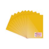 Lino Aynalı Metalik Karton Sarı 10Lu 50X70 CM.