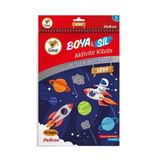 Lino Boya Sil Aktivite Boyama Kitabı Uzay A4 Ebat (SİLİNEBİLİR)