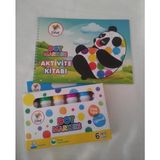 Lino Dot Markers Boyama Kitabı + 6'lı Yıkanabilir Kalem 3 - 5 Yaş İçin Eğlenceli Aktiviteler