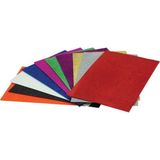 Lino Eva 20 x 30 cm 10 Renk 2 mm Simli, Yapışkanlı - Çok Renkli