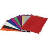 Lino Eva 20 x 30 cm 10 Renk 2 mm Simli, Yapışkanlı - Standart