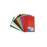 Lino Eva 20x30 Cm.10 Renk 2 Mm. Simli, Yapışkanlı 10lu Paket