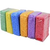 Lino Ino 10 gr x 6 Renk Kurumayan Köpüklü Oyun Hamuru Eğitici ve Yaratıcı Oyun İçin