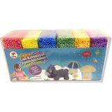 Lino Kurumayan Yumuşak Dokulu Köpük Oyun Hamuru - 6x10 gr, 6 Farklı Renk Seçeneği ile El Becerilerini ve Yaratıcılığı Geliştirir
