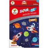 Lino LİNO BOYA SİL AKTİVİTE BOYAMA KİTABI UZAY A4 EBAT (SİLİNEBİLİR)