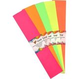 Lino Lüks Fosforlu Krapon Kağıdı 50x200 Cm.5 Renk 5'li Pa-024f