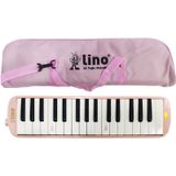 LİNO MELODİKA 32 TUŞLU BEZ ÇANTA PASTEL PEMBE LN-32-PPES