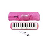 LİNO MELODİKA 32 TUŞLU BEZ ÇANTA PEMBE RENK 8699847315709